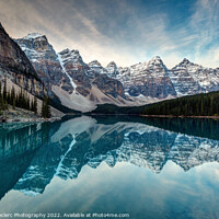 Buy canvas prints of Moraine Lake at Dawn by Pierre Leclerc Photography