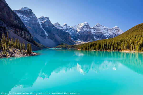 Beautiful Moraine Lake In Banff Picture Board by Pierre Leclerc Photography