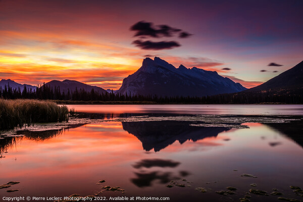 Mount Rundle Glorious Sunrise Picture Board by Pierre Leclerc Photography