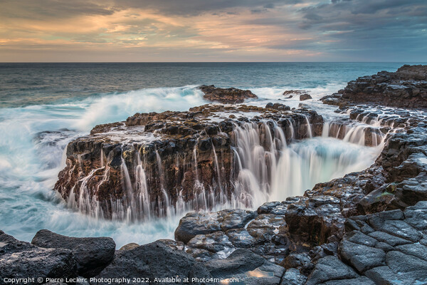Waves crashing onto the reef Picture Board by Pierre Leclerc Photography