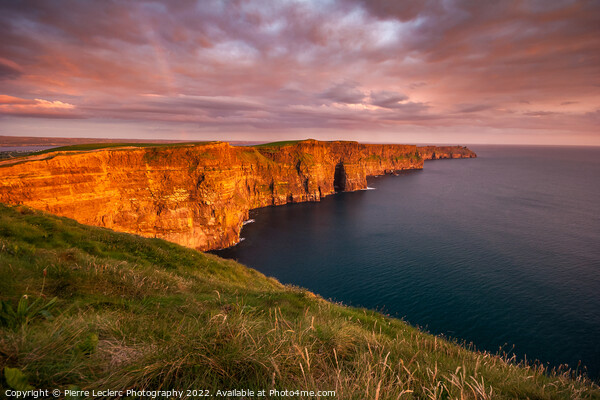 The Iconic Cliffs of Moher at sunset Picture Board by Pierre Leclerc Photography