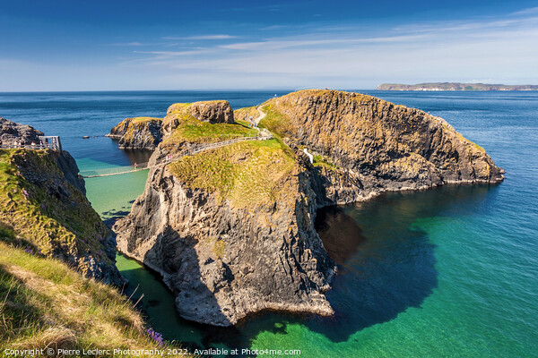 Carrick-a-Rede Rope Bridge Picture Board by Pierre Leclerc Photography