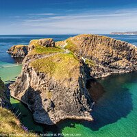 Buy canvas prints of Carrick-a-Rede Rope Bridge by Pierre Leclerc Photography