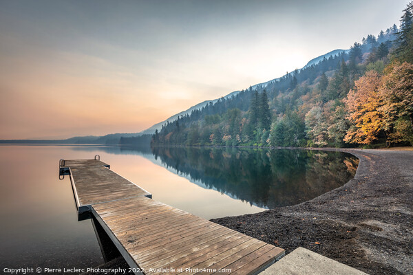 Serene Morning at Cultus Lake Picture Board by Pierre Leclerc Photography
