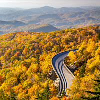 Buy canvas prints of Blue Ridge Parkway in Autumn by Pierre Leclerc Photography