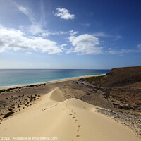 Buy canvas prints of Fuerteventura beach by Allan Jones