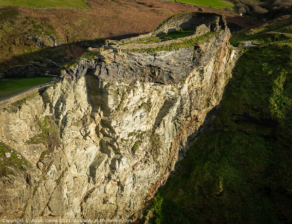 Ruins of The Courtyard | Tintagel Castle | Cornwal Picture Board by Adam Cooke