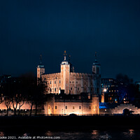 Buy canvas prints of Tower of London | By Night by Adam Cooke