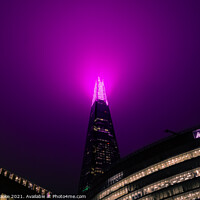 Buy canvas prints of The Shard | London | By Night by Adam Cooke