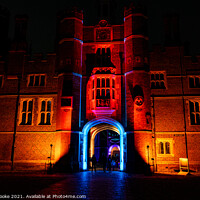 Buy canvas prints of Hampton Court Palace | By Night by Adam Cooke