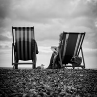 Buy canvas prints of Fish and Chips By The Sea - Worthing by Adam Cooke