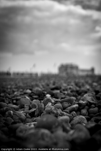 Worthing Pier | Pebbled Beach Picture Board by Adam Cooke