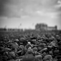 Buy canvas prints of Worthing Pier | Pebbled Beach by Adam Cooke