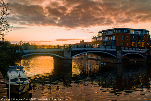 River Thames Sunset | Windsor Picture Board by Adam Cooke