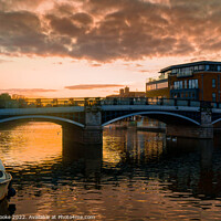 Buy canvas prints of River Thames Sunset | Windsor by Adam Cooke