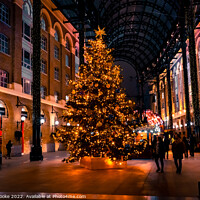 Buy canvas prints of Christmas at Hays Galleria by Adam Cooke