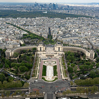 Buy canvas prints of Trocadéro Gardens | Paris | France by Adam Cooke