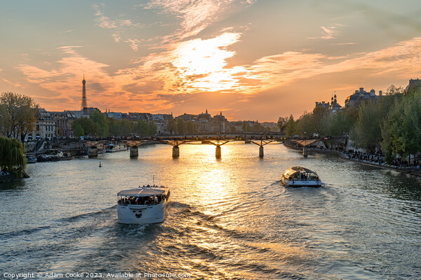 River Seine | Paris | France Picture Board by Adam Cooke