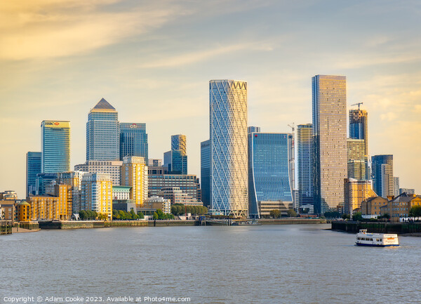 Canary Wharf | London Picture Board by Adam Cooke