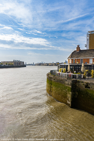 River Thames | Limehouse Marina | London Picture Board by Adam Cooke