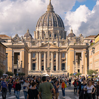 Buy canvas prints of St Peter's Basilica | Vatican City | Rome | Italy by Adam Cooke