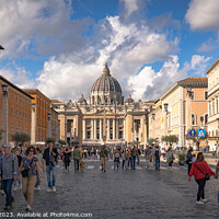 Buy canvas prints of St. Peter's Basilica | Vatican City | Rome | Italy by Adam Cooke