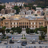 Buy canvas prints of Messina Town Hall | Italy by Adam Cooke