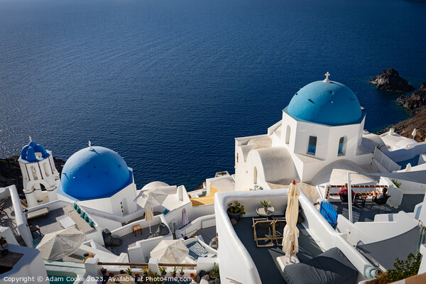 Oia | Santorini | Greece Picture Board by Adam Cooke