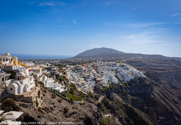 Fira | Santorini | Greece Picture Board by Adam Cooke