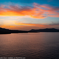 Buy canvas prints of Sunset | Santorini | Greece by Adam Cooke