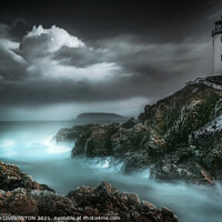 Buy canvas prints of Fanad head Lighthouse storm by Arnie Livingston