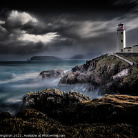 Buy canvas prints of Dramatic Encounter of Storm and Lighthouse by Arnie Livingston