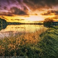 Buy canvas prints of Loughmacrory lough Tyrone by Arnie Livingston