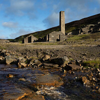 Buy canvas prints of Old Gang Smelt Mill - Swaledale by Paul Clark