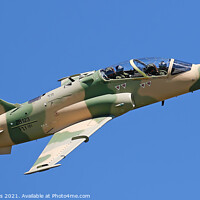 Buy canvas prints of Omani Air Force Bae Hawk Aircraft by Ste Jones