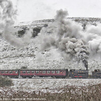 Buy canvas prints of Dashing Through The Snow 02 by Ste Jones