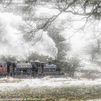 Buy canvas prints of Dashing Through The Snow 01 by Ste Jones