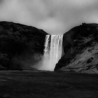 Buy canvas prints of Skogafoss Waterfall Iceland by Tim Latham