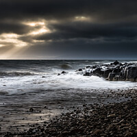 Buy canvas prints of Fading Storm by Mike Farrance