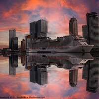 Buy canvas prints of Rotterdam Reflections by Bear Newbury