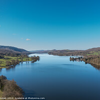 Buy canvas prints of Coniston Water from above by Ian Cramman