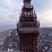Buy canvas prints of Blackpool Tower up close by Ian Cramman