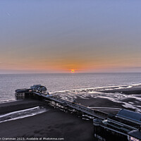Buy canvas prints of Blackpool North Pier at Sunset by Ian Cramman