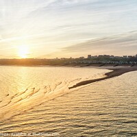 Buy canvas prints of Whitstable Street Sunrise by Evolution Drone