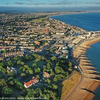 Buy canvas prints of Whitstable Castle to Seasalter by Evolution Drone