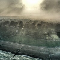 Buy canvas prints of Whitstable Castle Mist by Evolution Drone