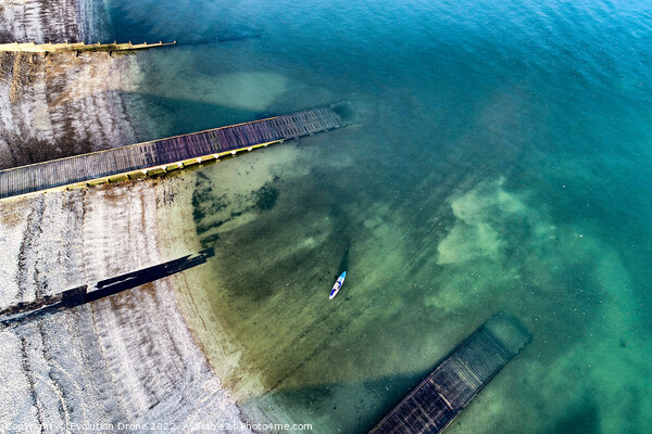 Morning Paddle Picture Board by Evolution Drone