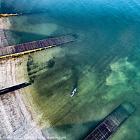 Buy canvas prints of Morning Paddle by Evolution Drone