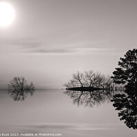 Buy canvas prints of Reflections in Black and White by JoDonna Rusk