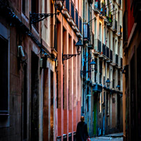 Buy canvas prints of Barcelona Street Life. by Mike Belshaw